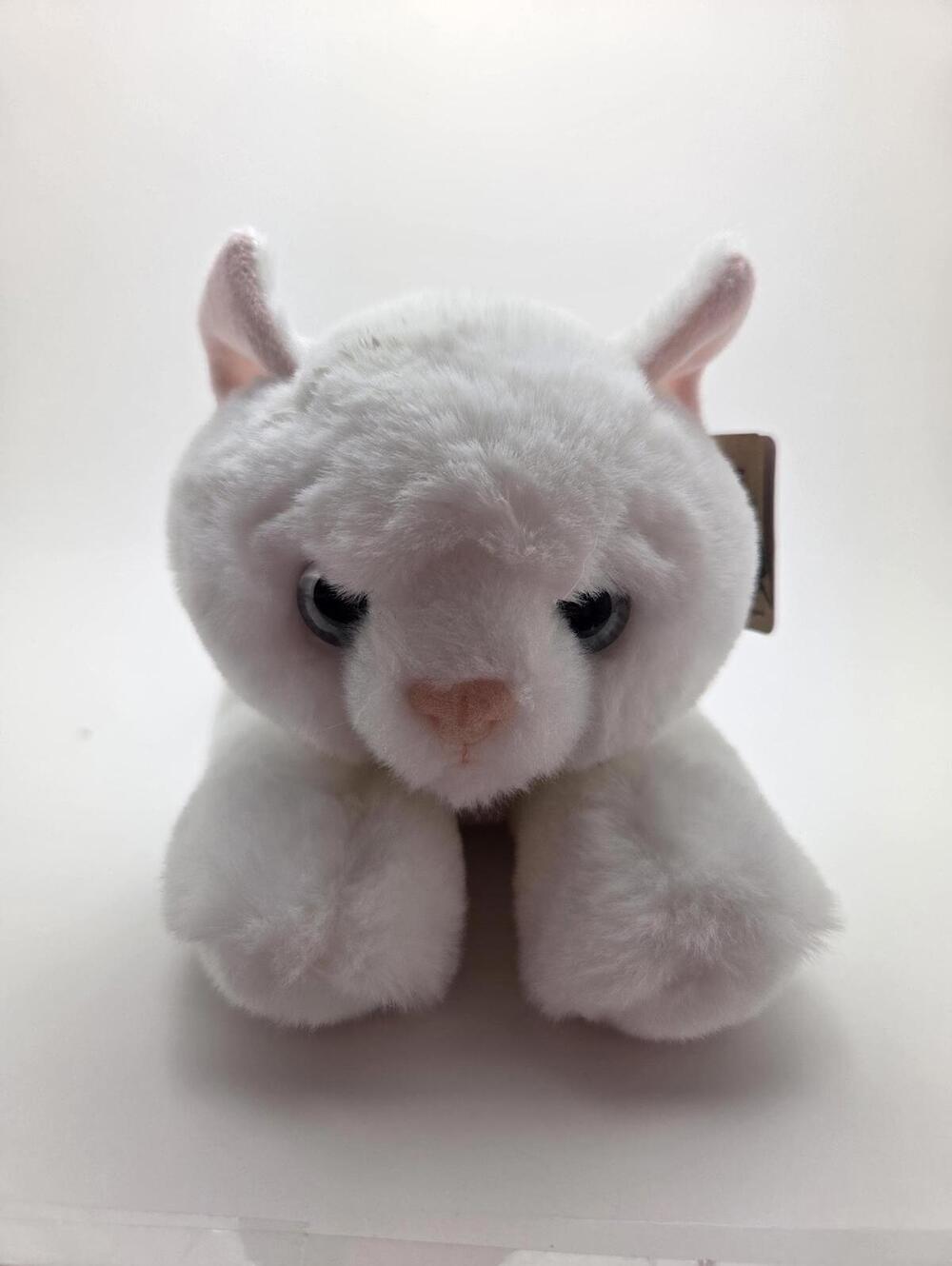 Aurora White Cat Plush Soft, Kitty Cat Stuffed Animal (11inch)
